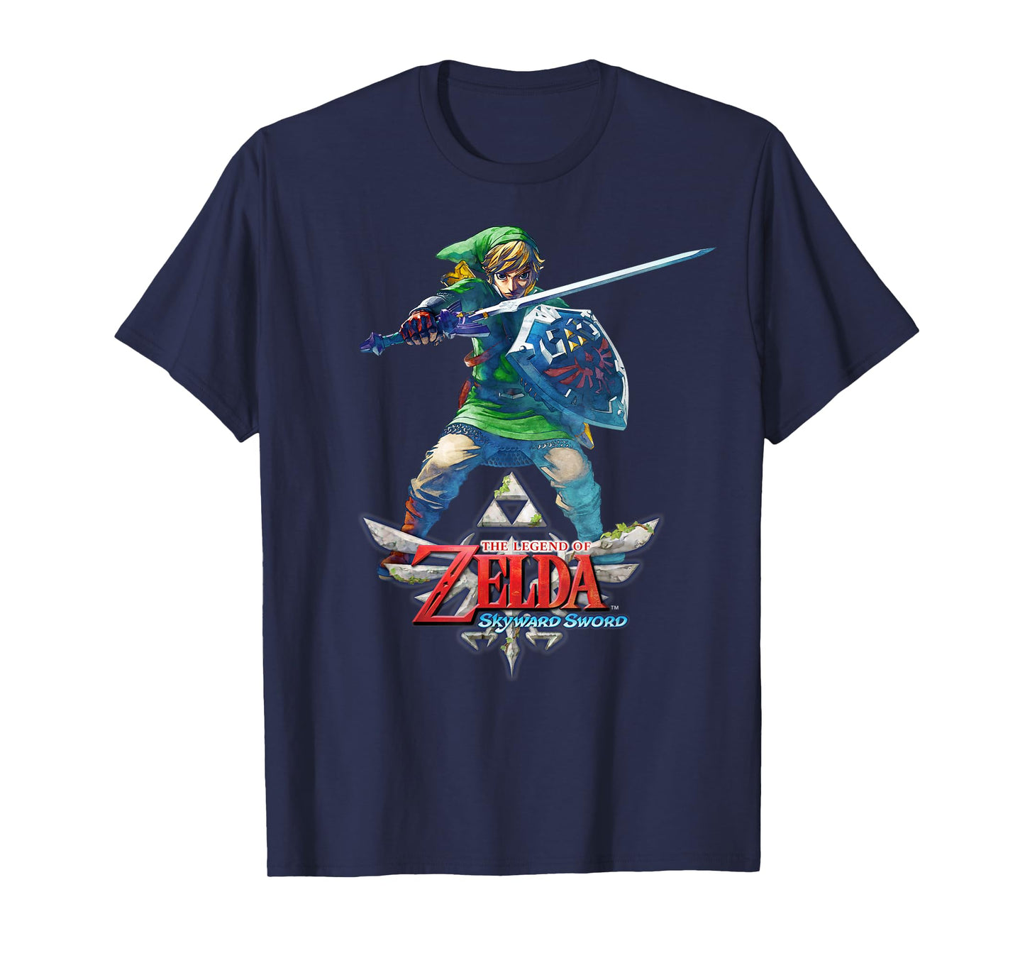 Nintendo Zelda Skyward Sword Link Ready For Battle T-Shirt T-Shirt