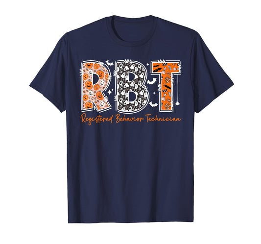 Funny RBT Halloween Registered Behavior Technician Halloween T-Shirt