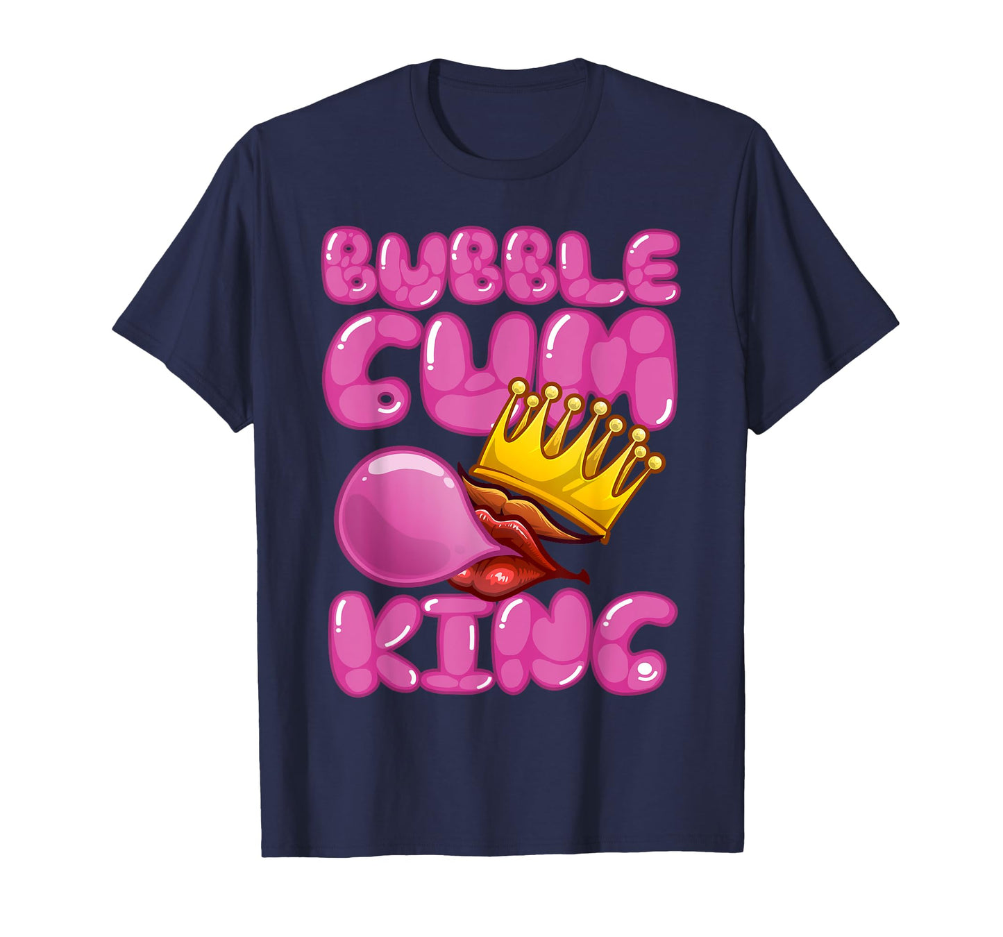 Cool Bubble Gum Design For Men Boys Bubble Gum Candy Lover T-Shirt
