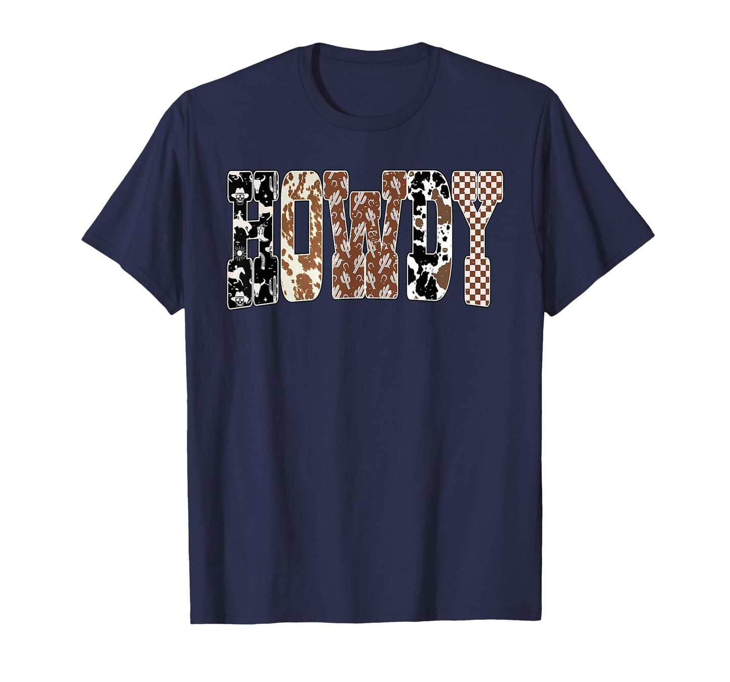 Howdy Southern Western Cow Country Rodeo Cowgirl Cowboy T-Shirt