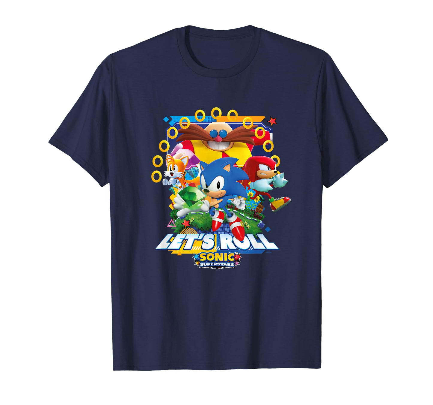 Sonic the Hedgehog, Sonic Superstars - "Let's Roll!" T-Shirt