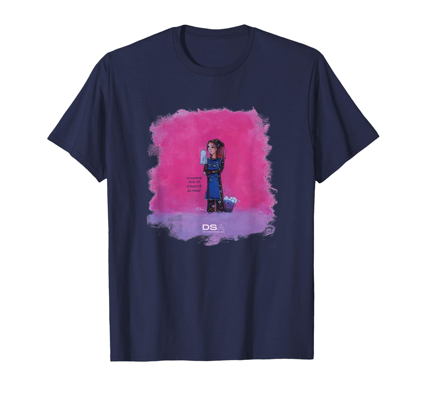 Funny Cartoon: Elisa on VACM T-Shirt