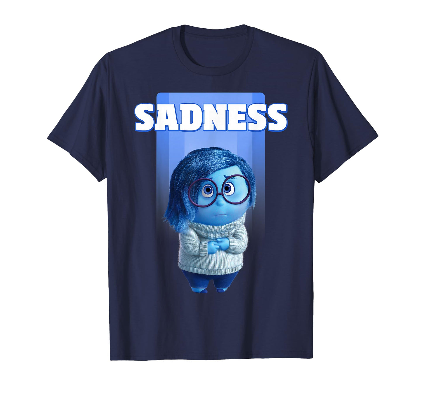Disney Pixar Inside Out Sadness Portrait T-Shirt
