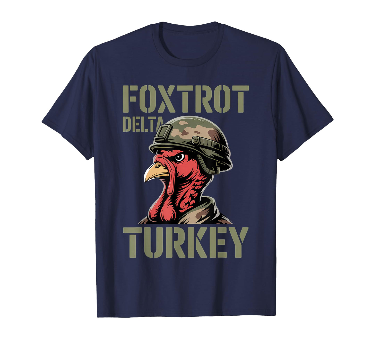 Foxtrot Delta Turkey Funny Military Thanksgiving T-Shirt