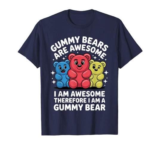 Funny Gummy Bear Design for Men Women Kids Gummy Bear Lovers T-Shirt