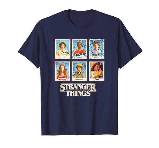 Stranger Things Main Characters Vintage Yearbook Pictures T-Shirt