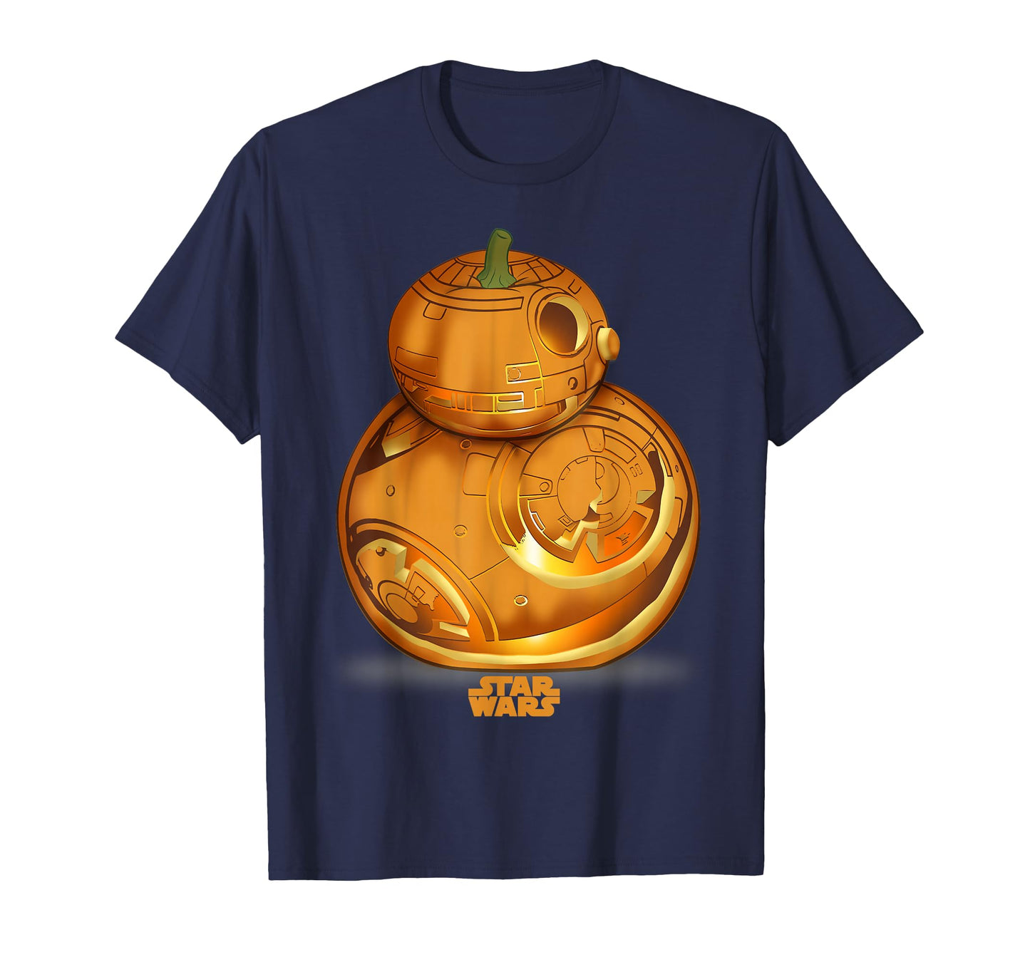 Star Wars The Force Awakens BB-8 Carved Pumpkin Halloween T-Shirt