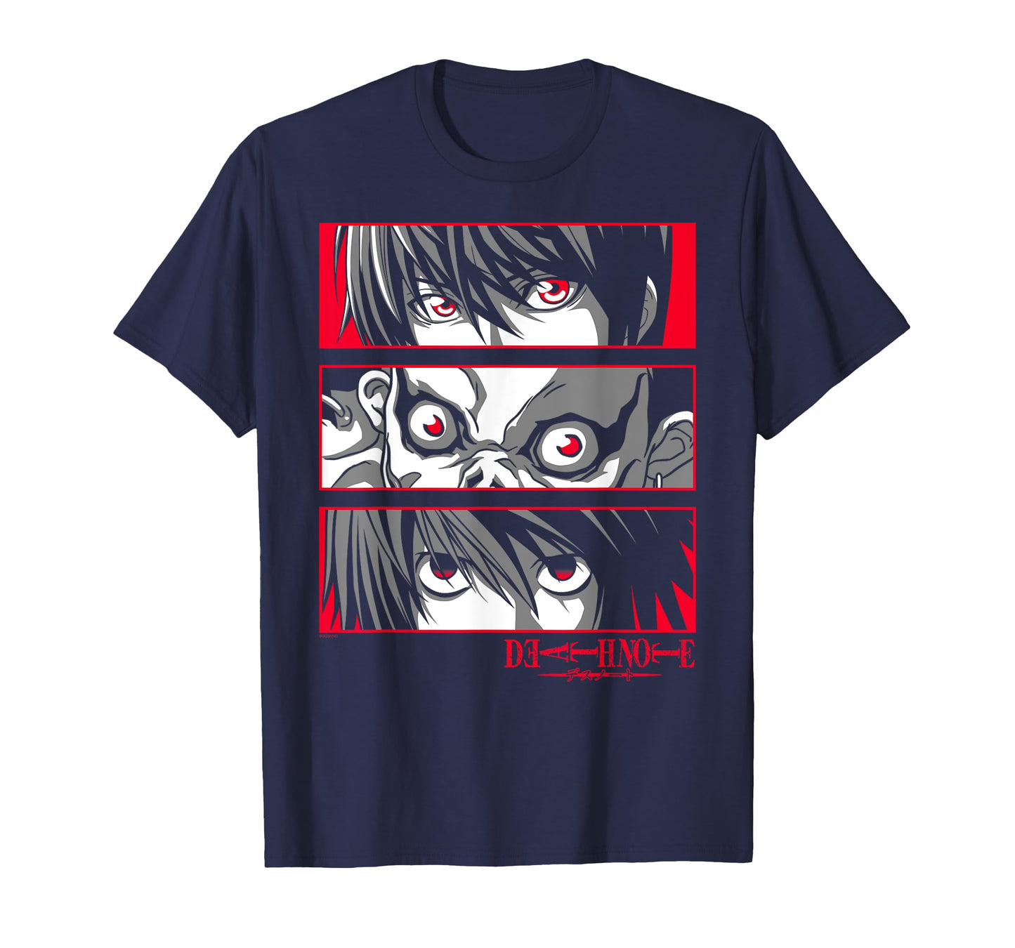 Death Note Eyes on You Character Close Ups Anime T-Shirt
