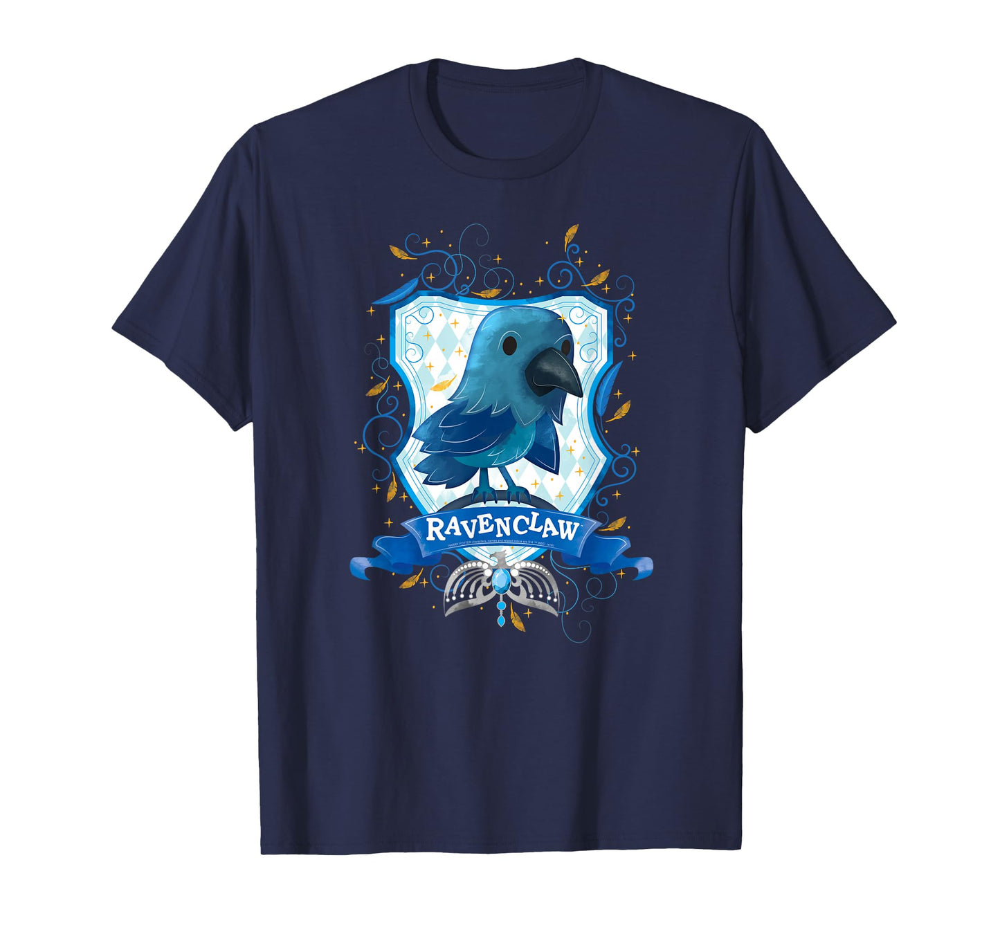 Harry Potter Watercolor Ravenclaw Crest T-Shirt