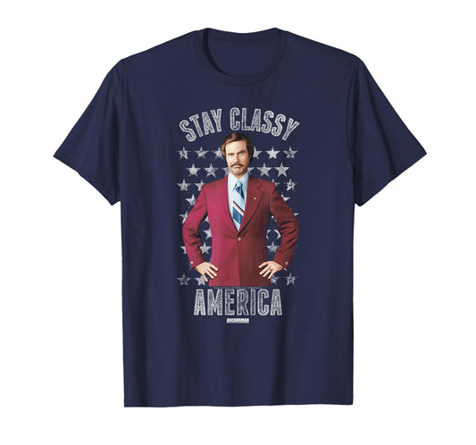 Anchorman Stay Classy America T-Shirt