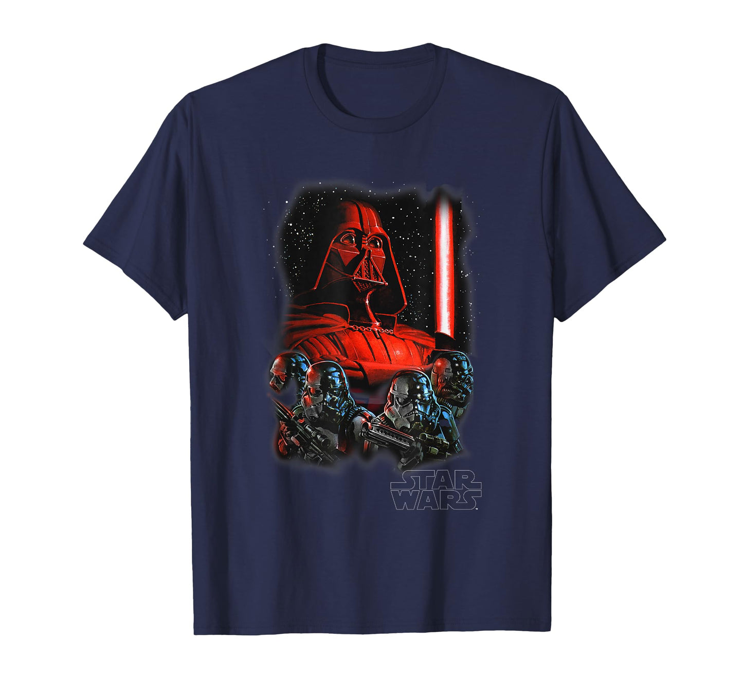 Star Wars Empire Strikes Back Vintage Galactic Darth Vader T-Shirt