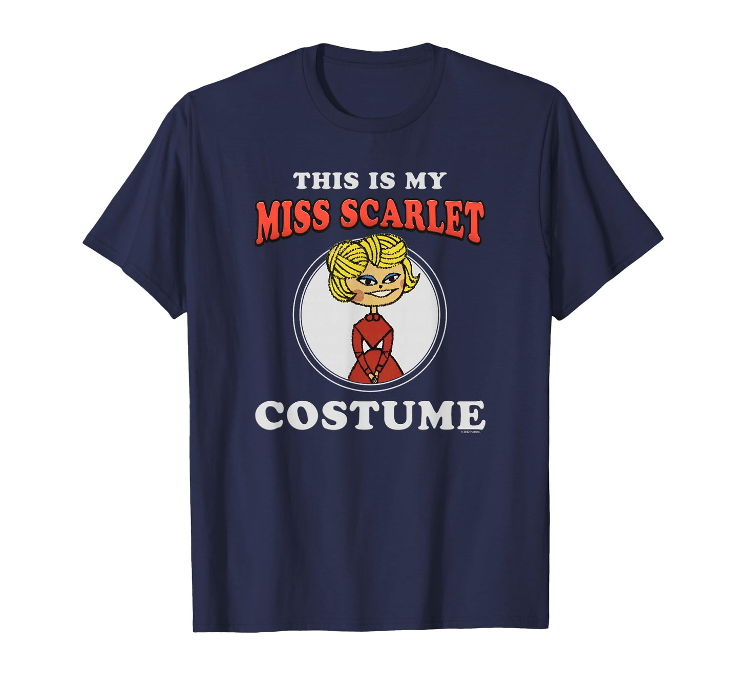 Clue This Is My Miss Scarlet Costume T-Shirt