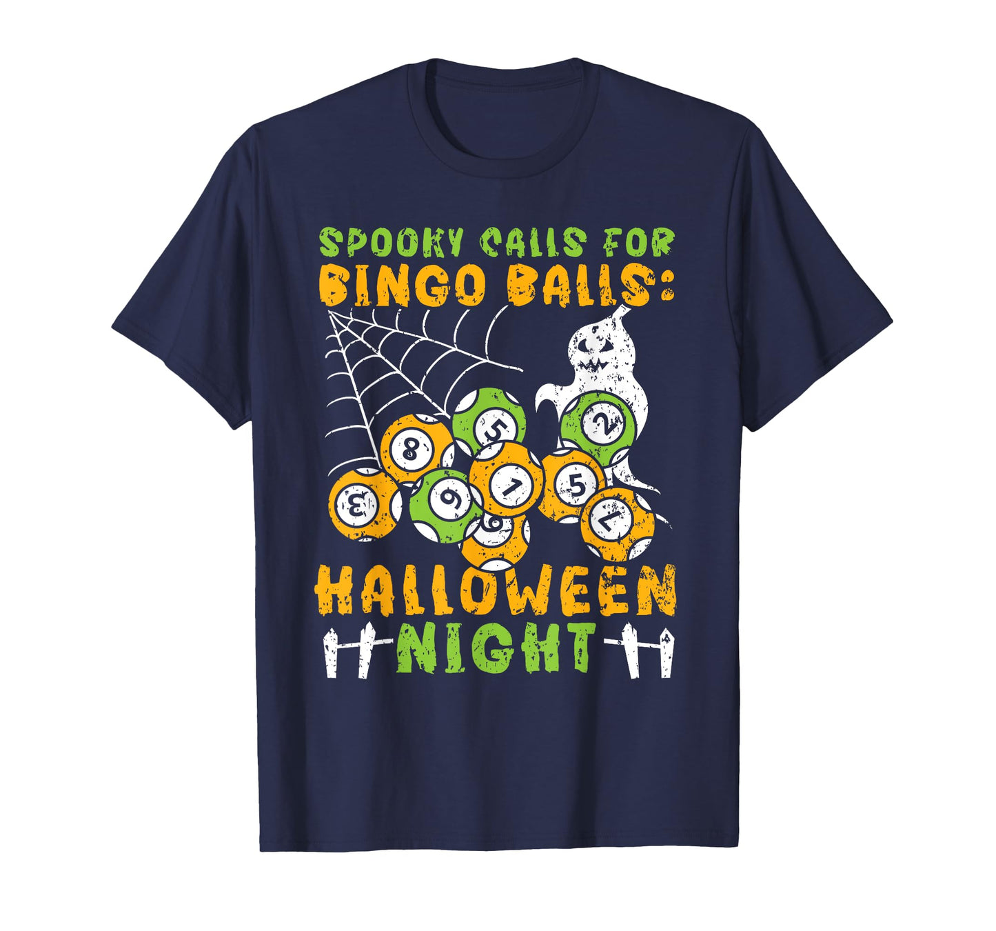Bingo Halloween Trick Or Treat Bingo Player Bingo Caller T-Shirt