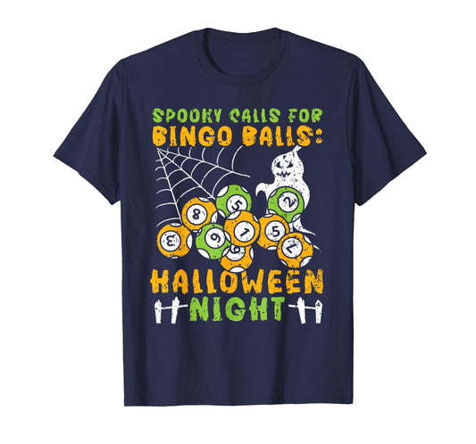 Bingo Halloween Trick Or Treat Bingo Player Bingo Caller T-Shirt