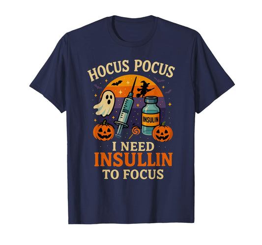 Funny Halloween Insulin Ghost Costume Diabetic Support T-Shirt