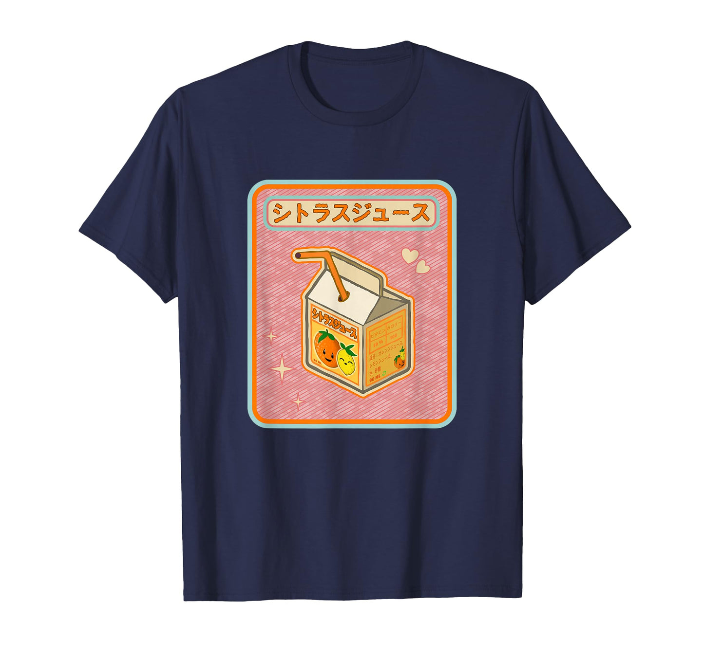 Kawaii Japanese Anime and Manga Orange Juice Box T-Shirt