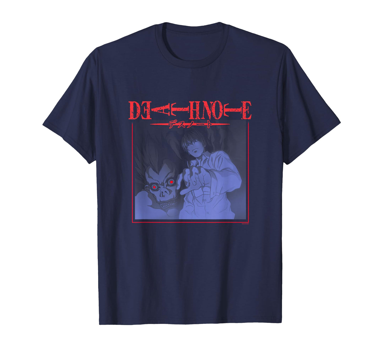 Death Note Light and Ryuk with Logo Anime T-Shirt