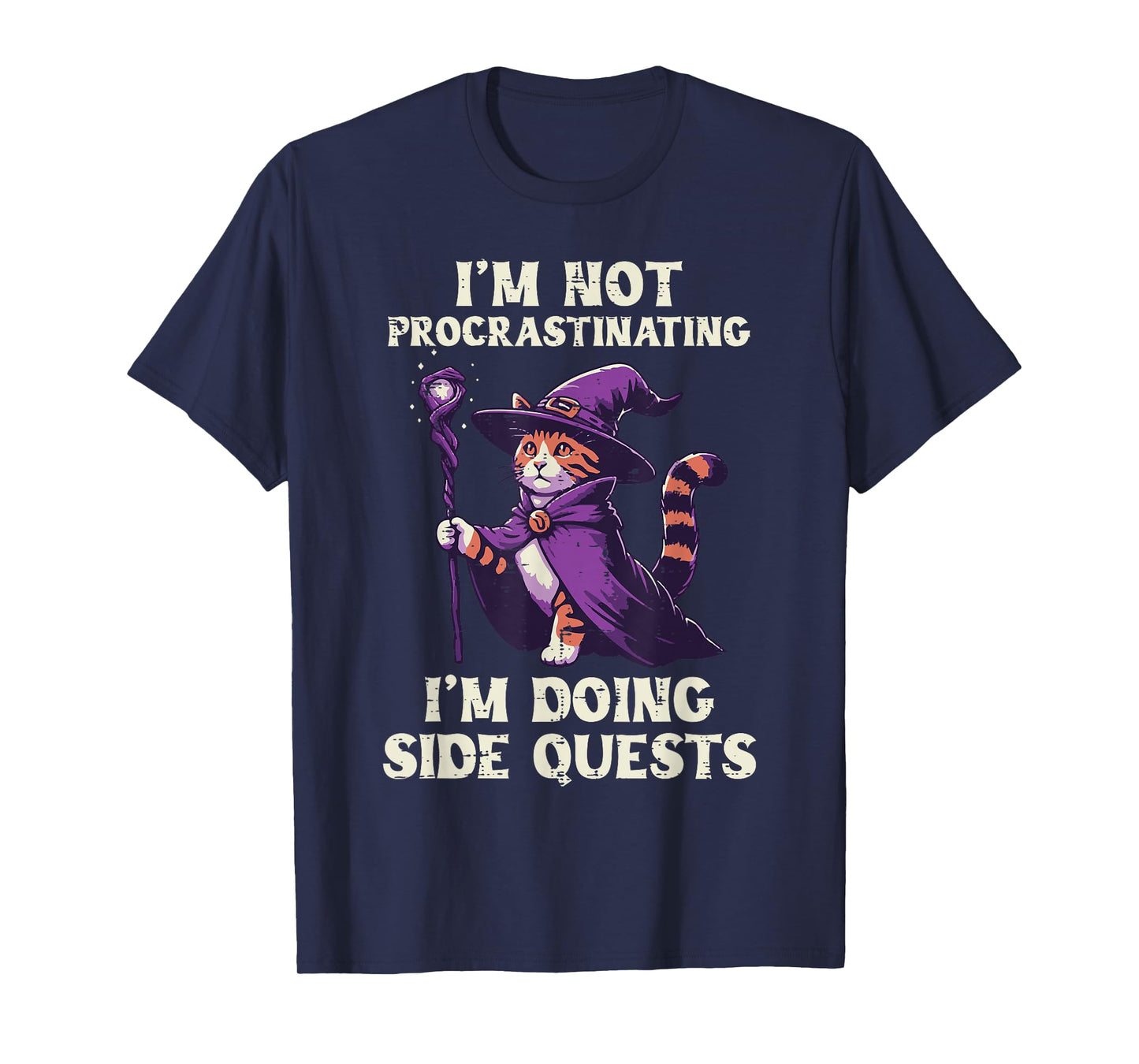 Gamer Not Procrastinating Doing Side Quests Men Women Kids T-Shirt
