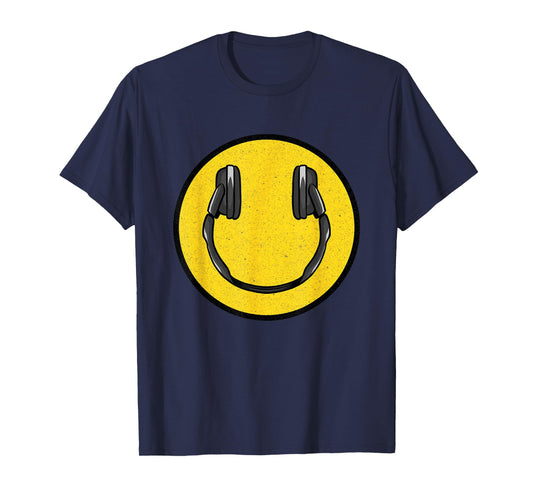 Love The 90's Retro Vintage Headphones Smile Grunge Music DJ T-Shirt