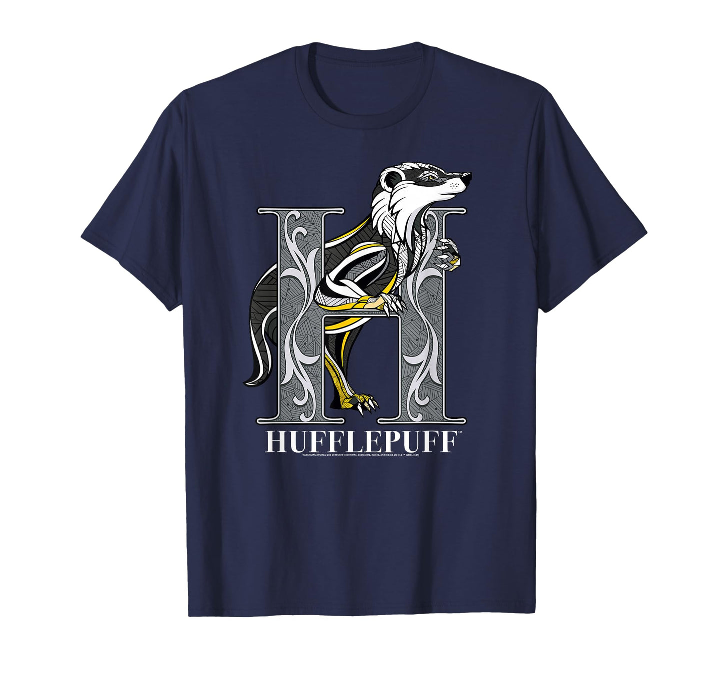 Harry Potter Mosaic Hufflepuff with Badger T-Shirt