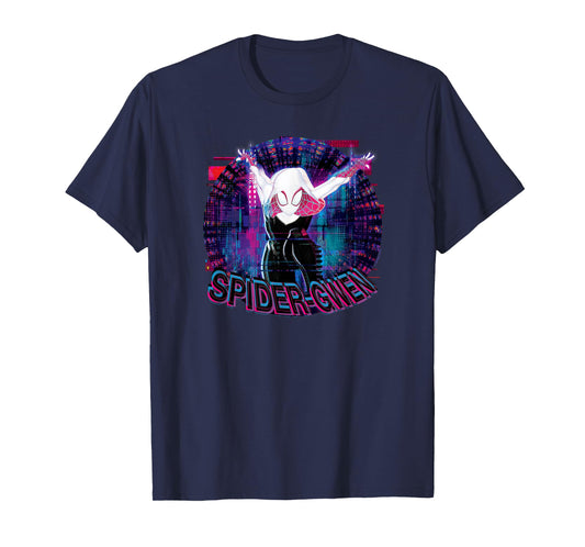 Marvel Spider-Man Across The Spider-Verse Part 1 Glitch Gwen T-Shirt