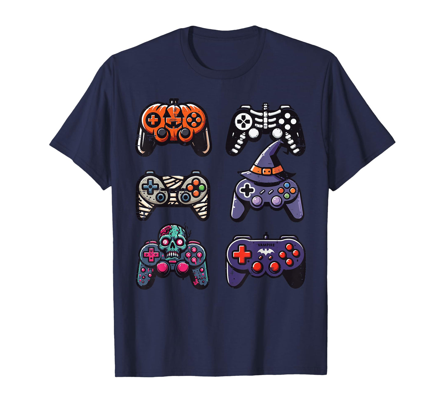 Halloween Gaming Controller Gamer Costume Men Boys Kids Teen T-Shirt
