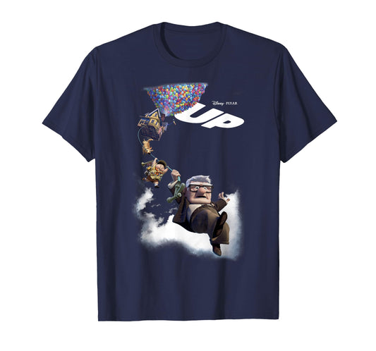 Disney Pixar Up Movie Poster Group Shot Graphic T-Shirt T-Shirt