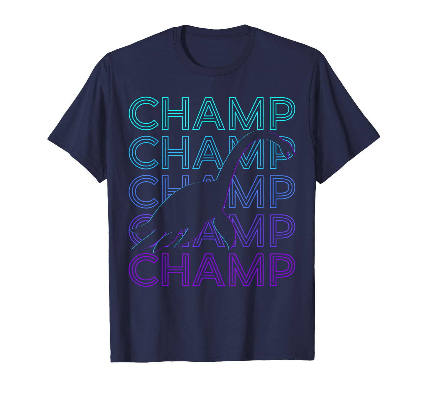 Champ Champy Lake Monster Retro T-Shirt