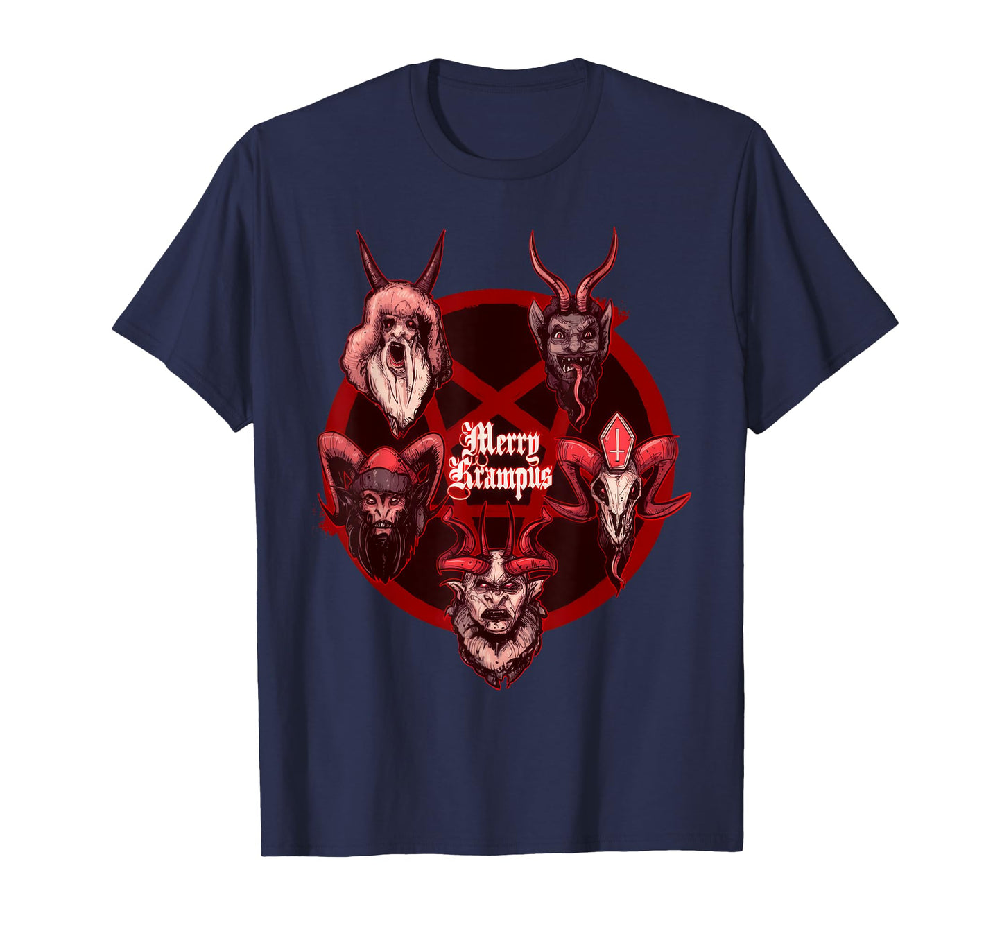 Krampusnacht Christmas Monster Krampus Lover Festive Horror T-Shirt