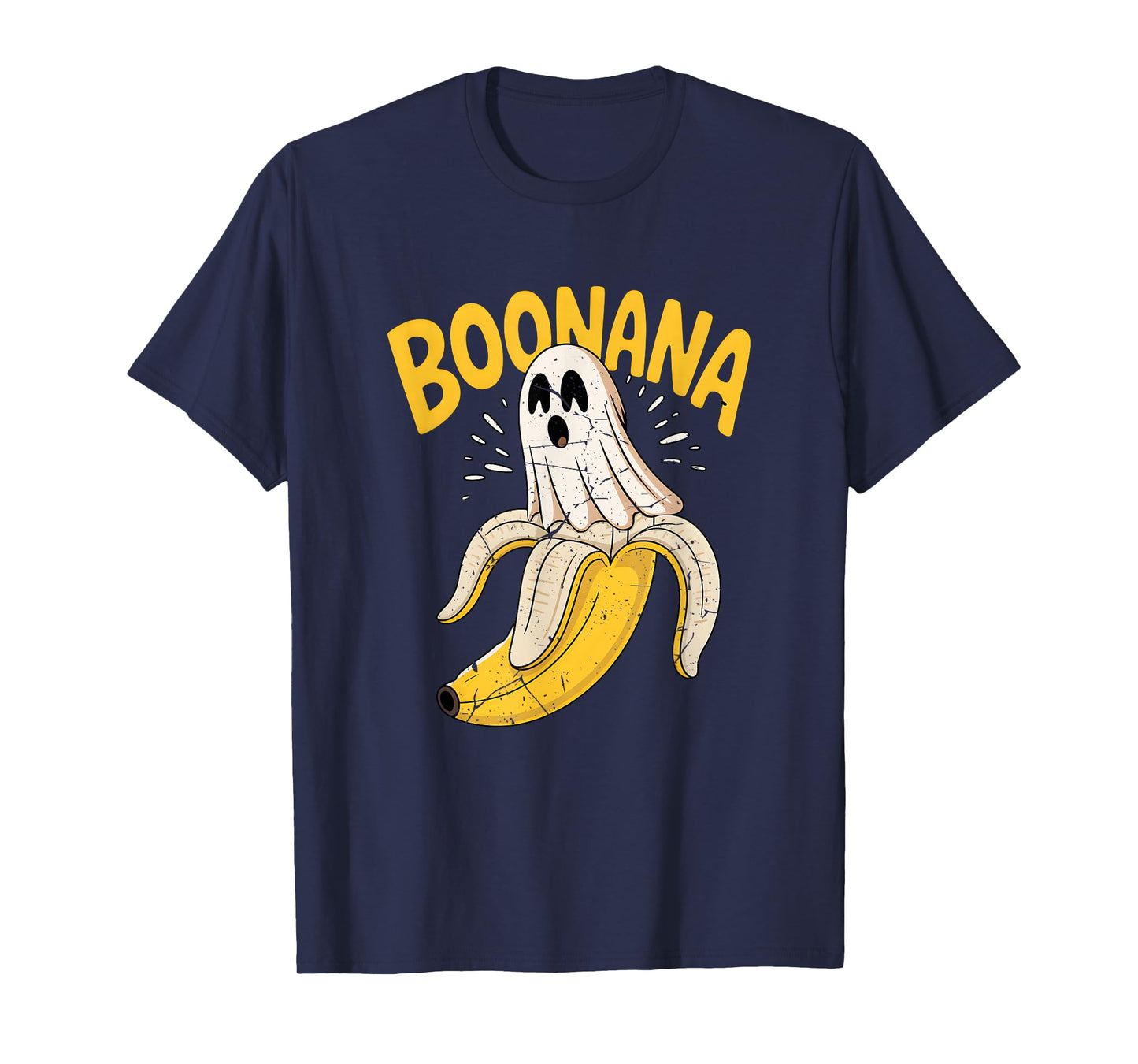 Boonana Banana Ghost Funny Halloween Shirt – Cute Spooky T-Shirt