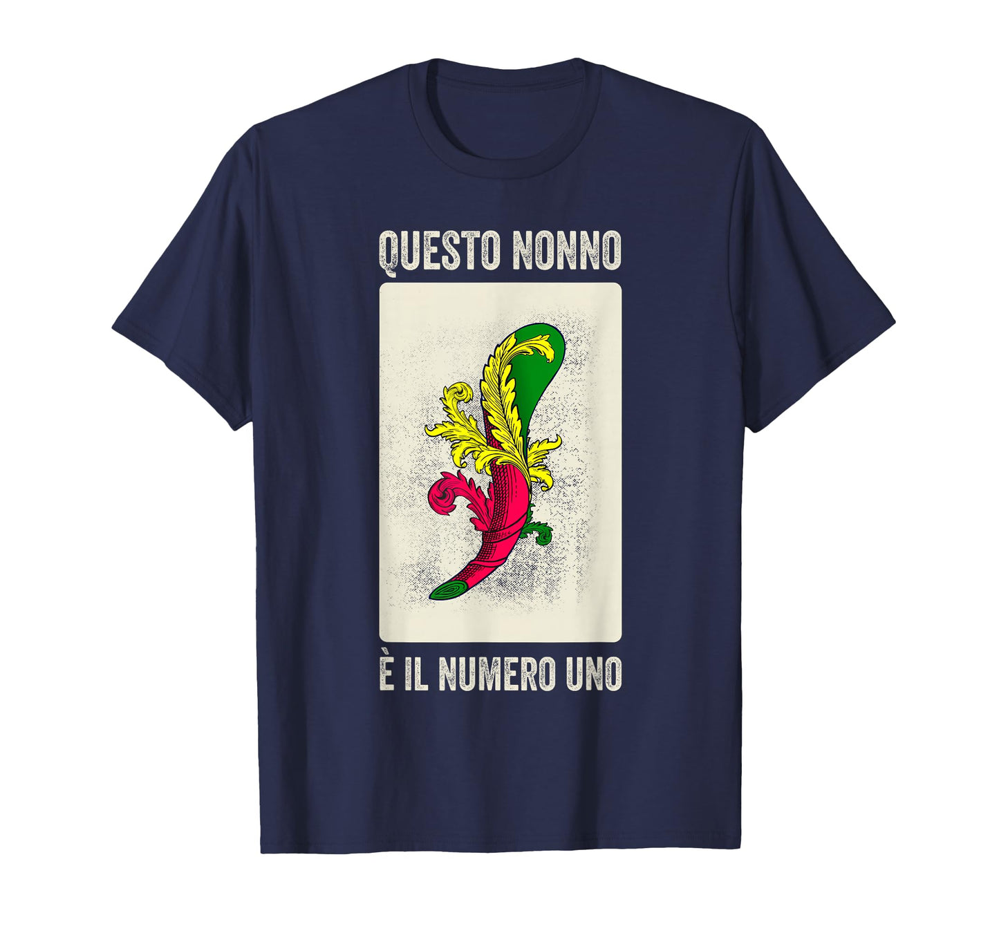 Grandpa Italian Nonno Scopa Game Scopa-Cards T-Shirt