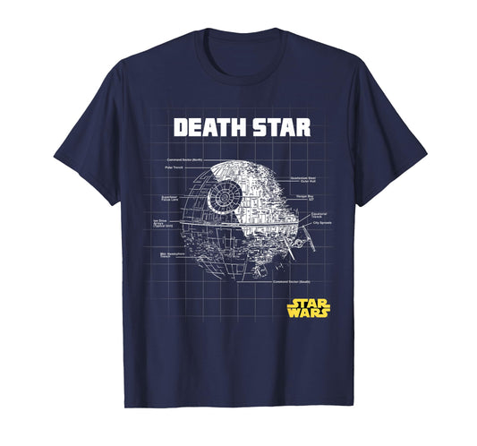Star Wars Death Star Schematics T-Shirt