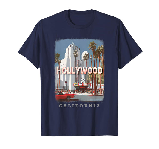 Hollywood California Los Angeles CA Hollywood Icons SD915 T-Shirt
