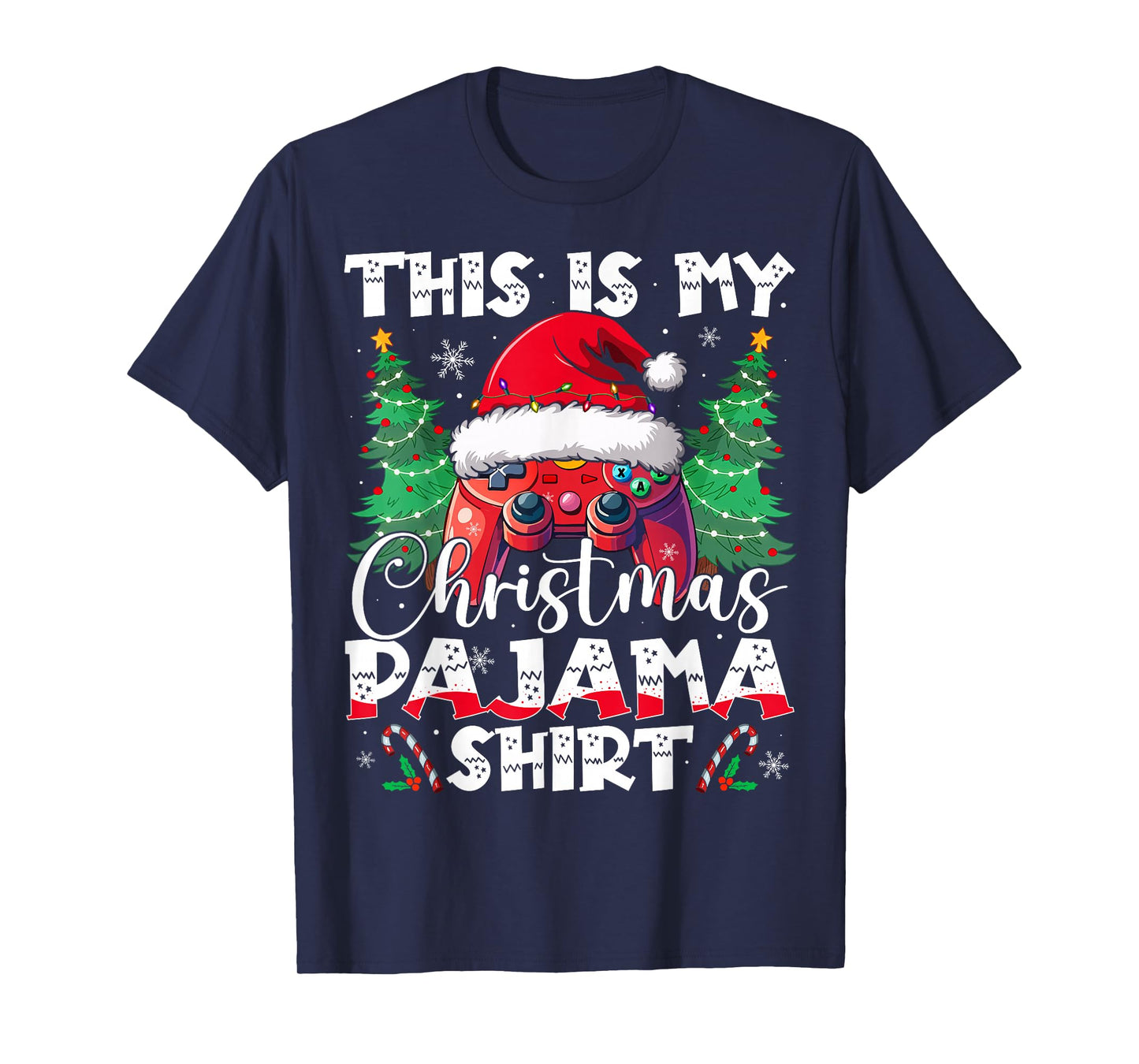This is My Christmas Pajama Video Game Gamer Boys Teens T-Shirt