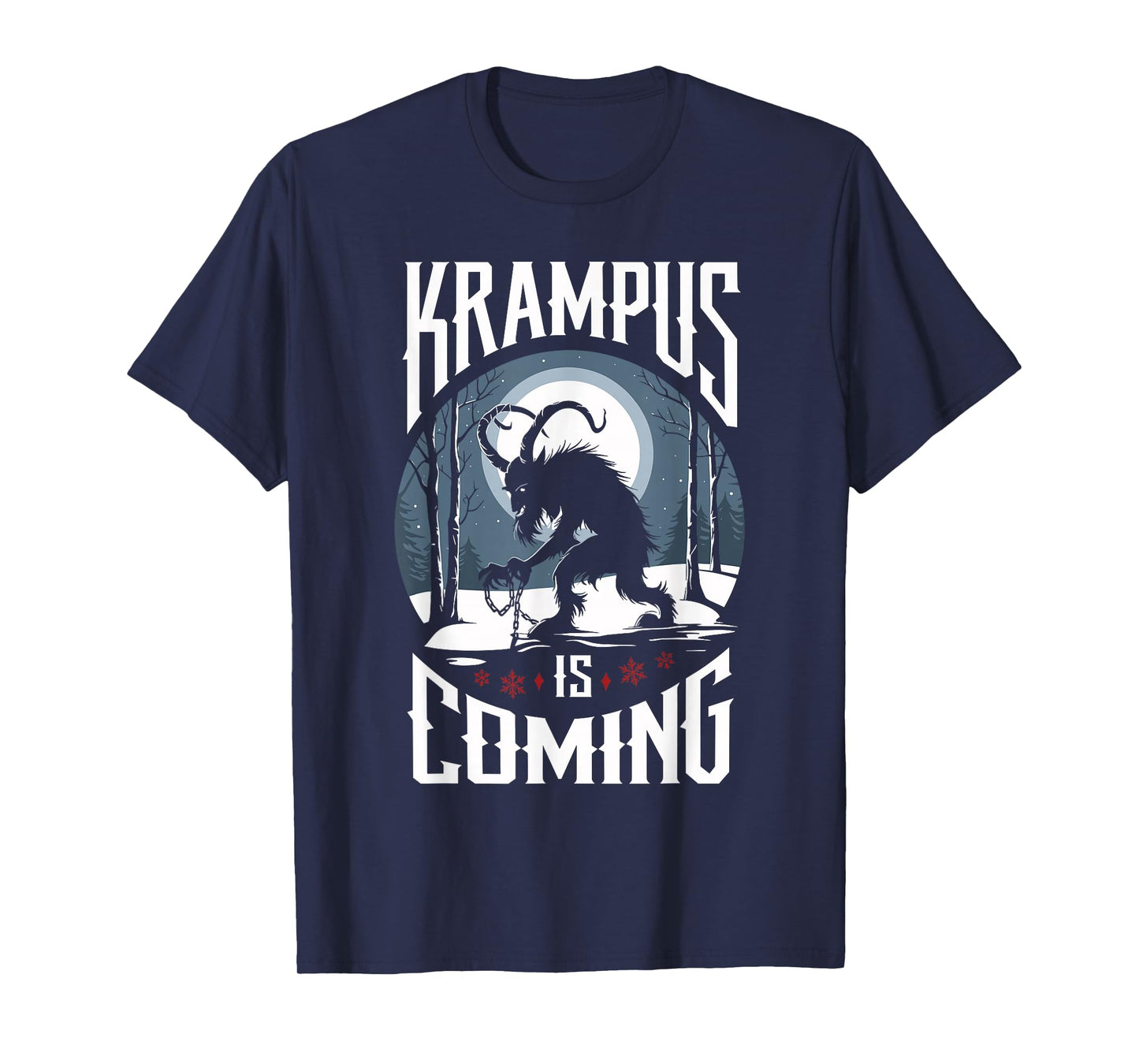 Krampusnacht Christmas Monster Krampus Lover Festive Horror T-Shirt