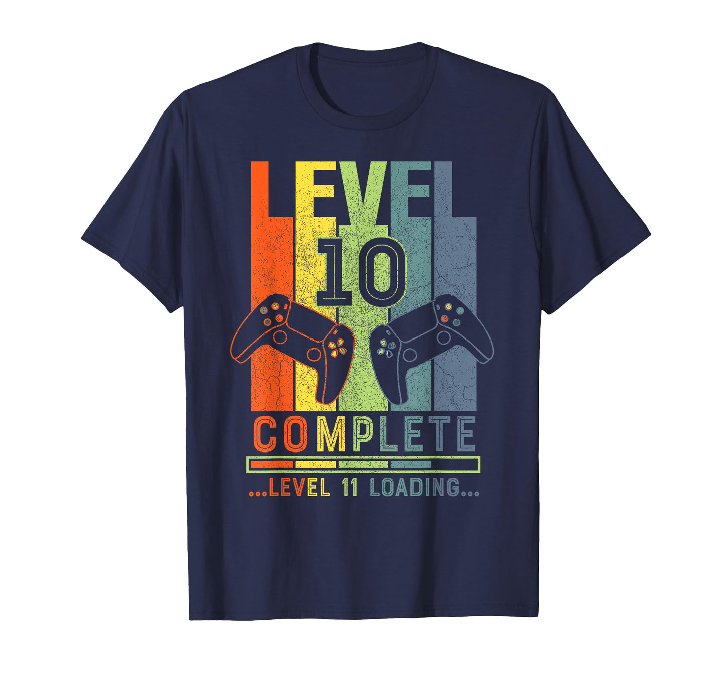 Level 10 Complete Gamer Gift 10 Years Wedding Anniversary T-Shirt