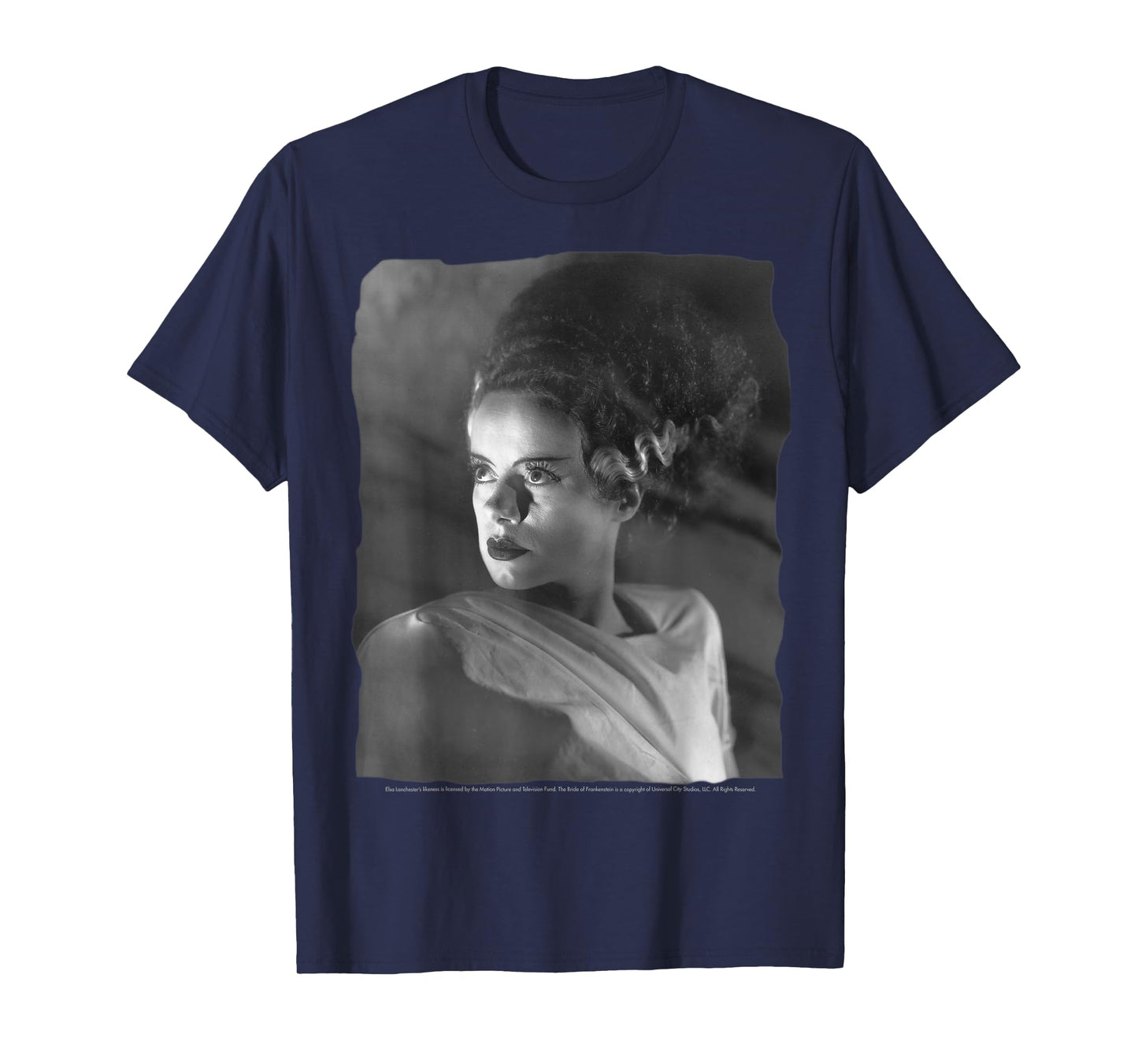 Universal Monsters Bride Of Frankenstein Classic Portrait T-Shirt