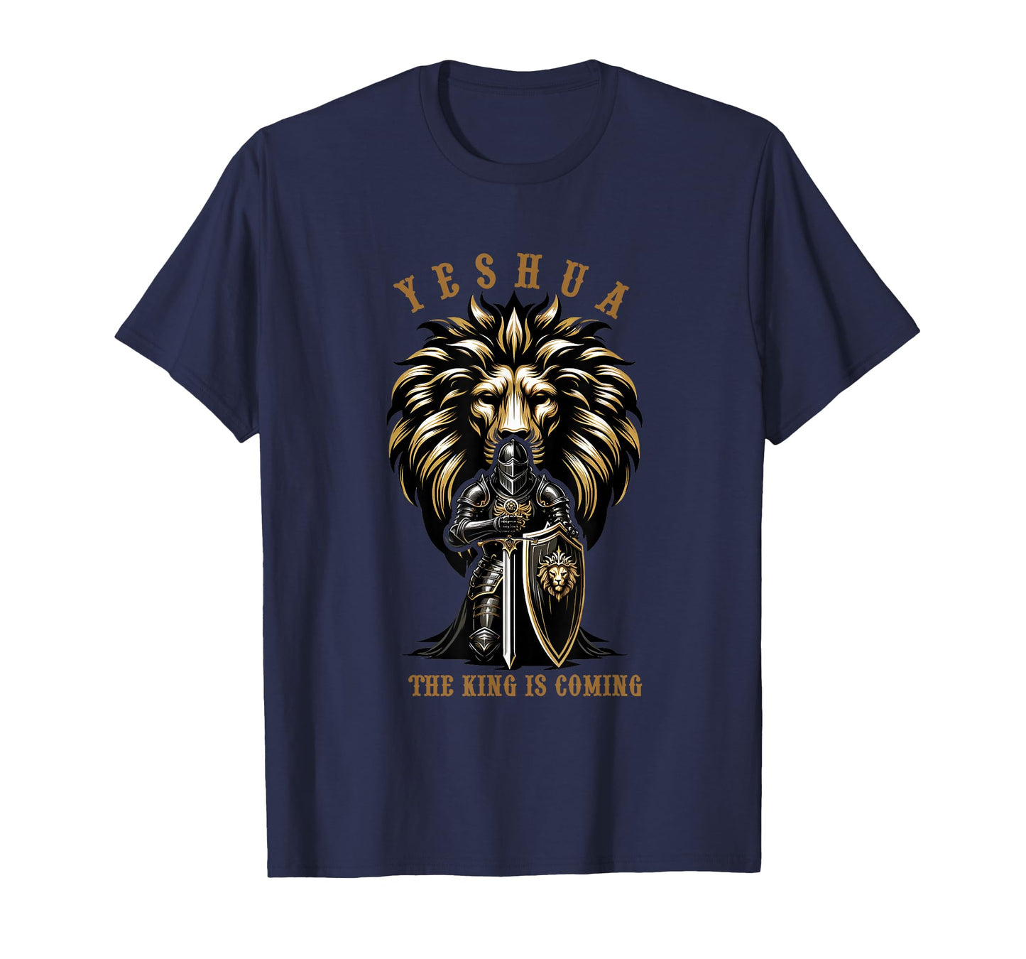 Yeshua The King Is Coming Jesus Christ Christian Verse Bible T-Shirt