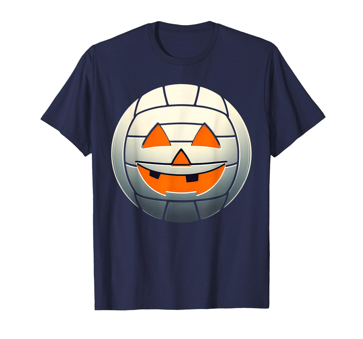Halloween Jack O Lantern Volleyball Player Coach Pitcher T-Shirt
