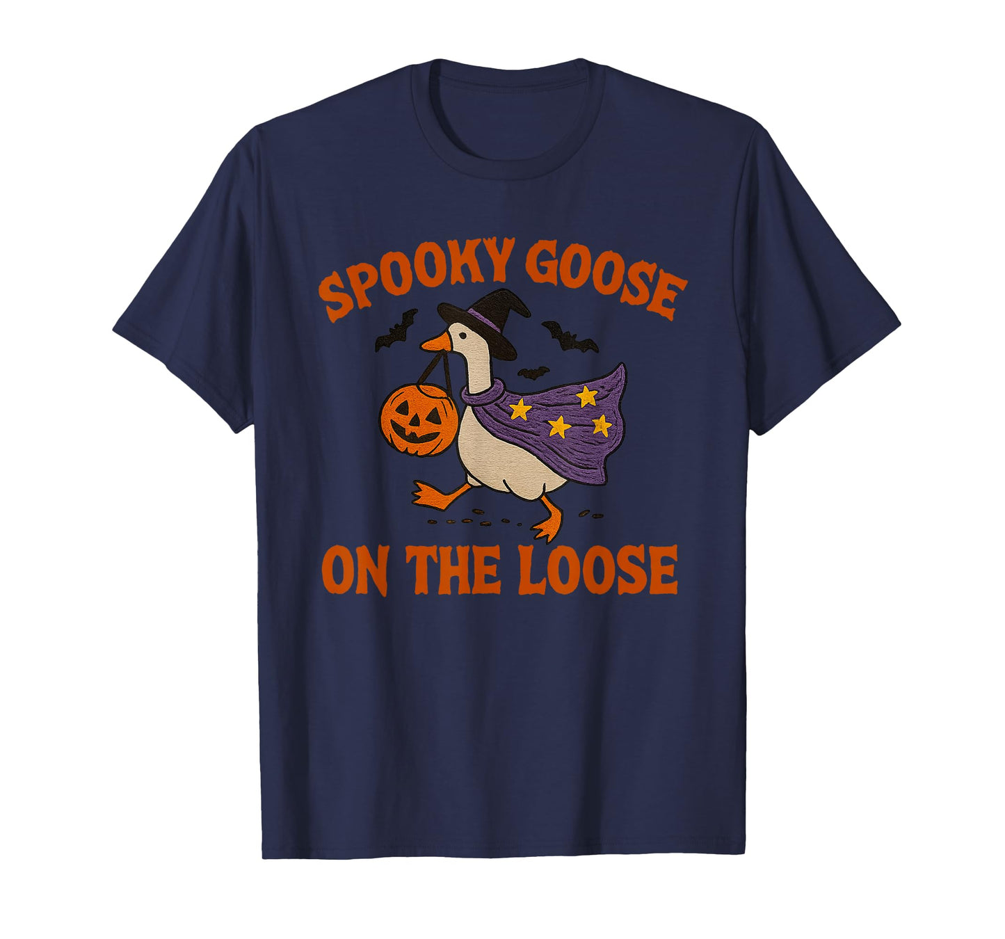 Spooky Goose on The Loose Halloween T-Shirt