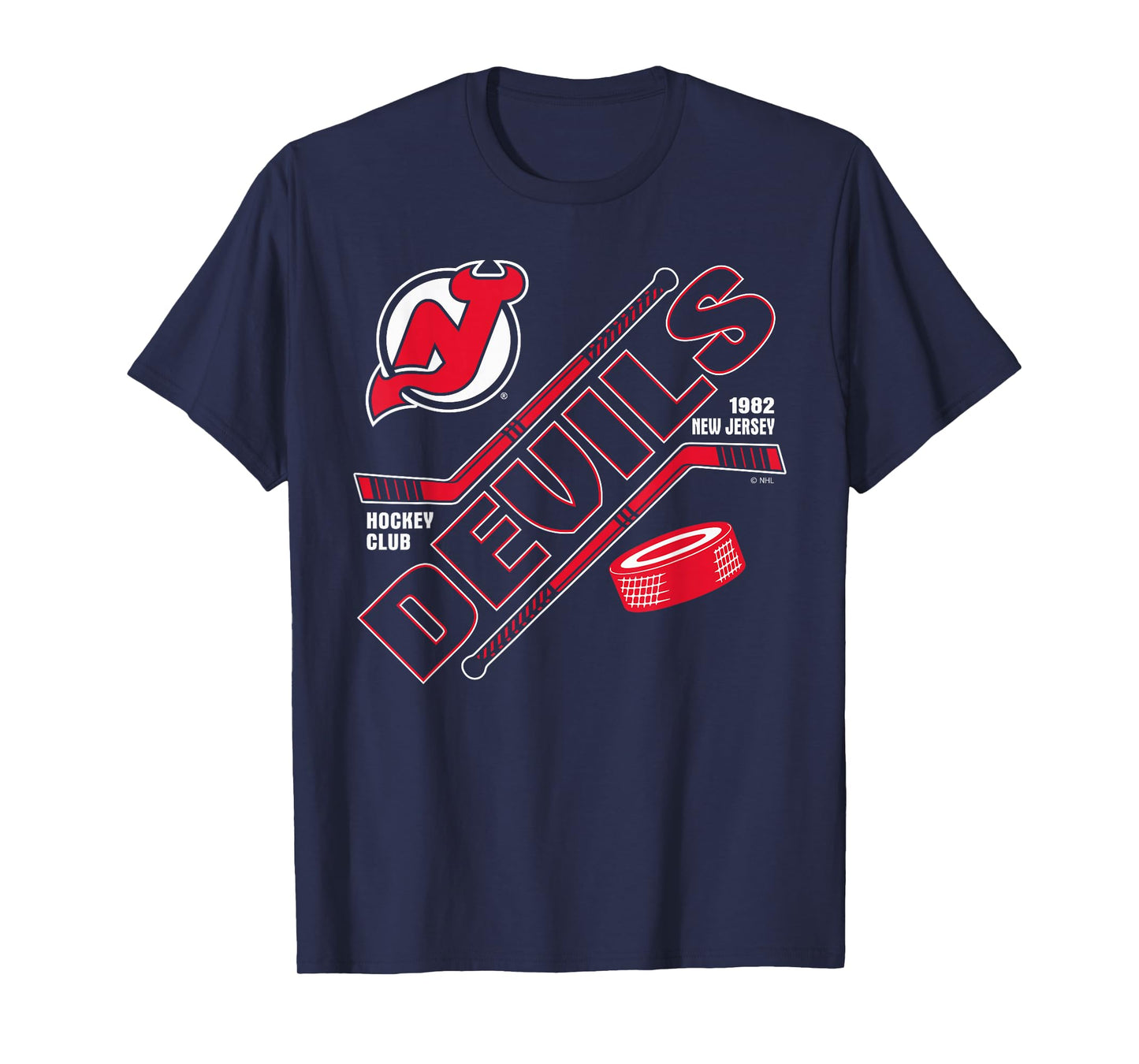 New Jersey Devils Force Black Officially Licensed T-Shirt