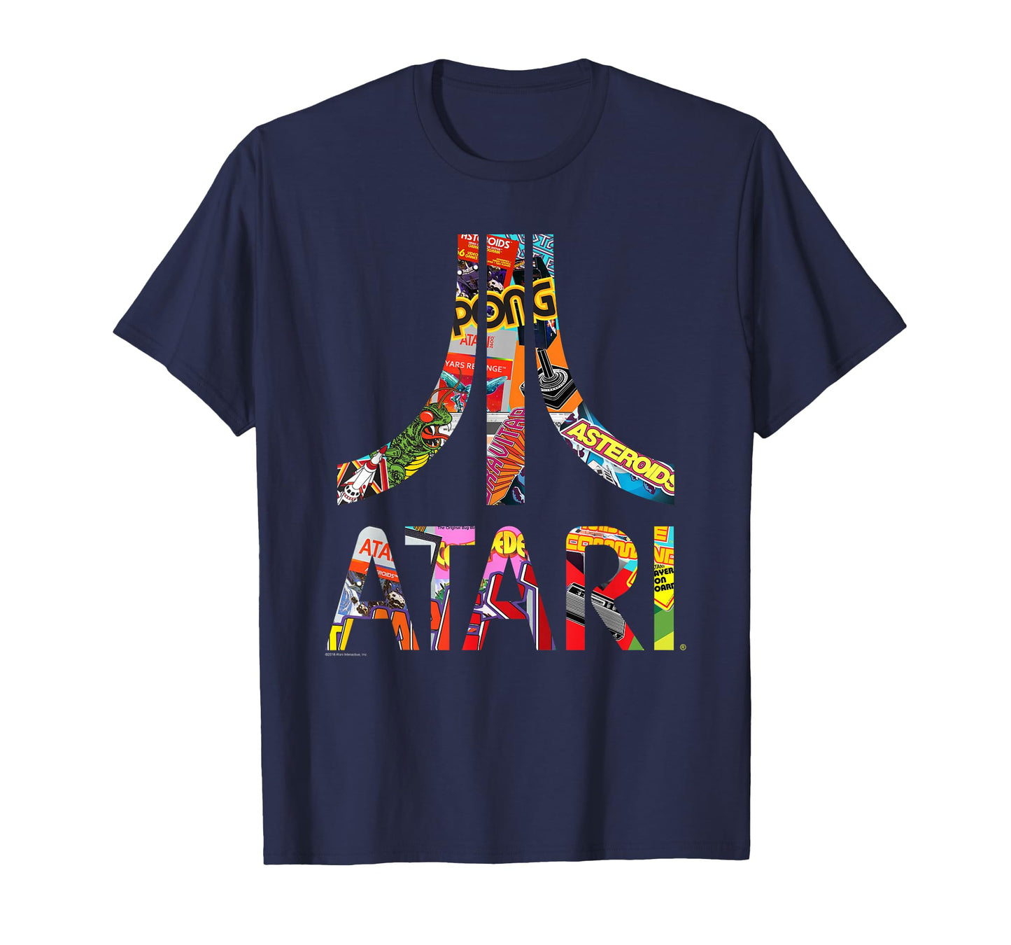 ATARI Classic Video Game Logo Montage T-Shirt