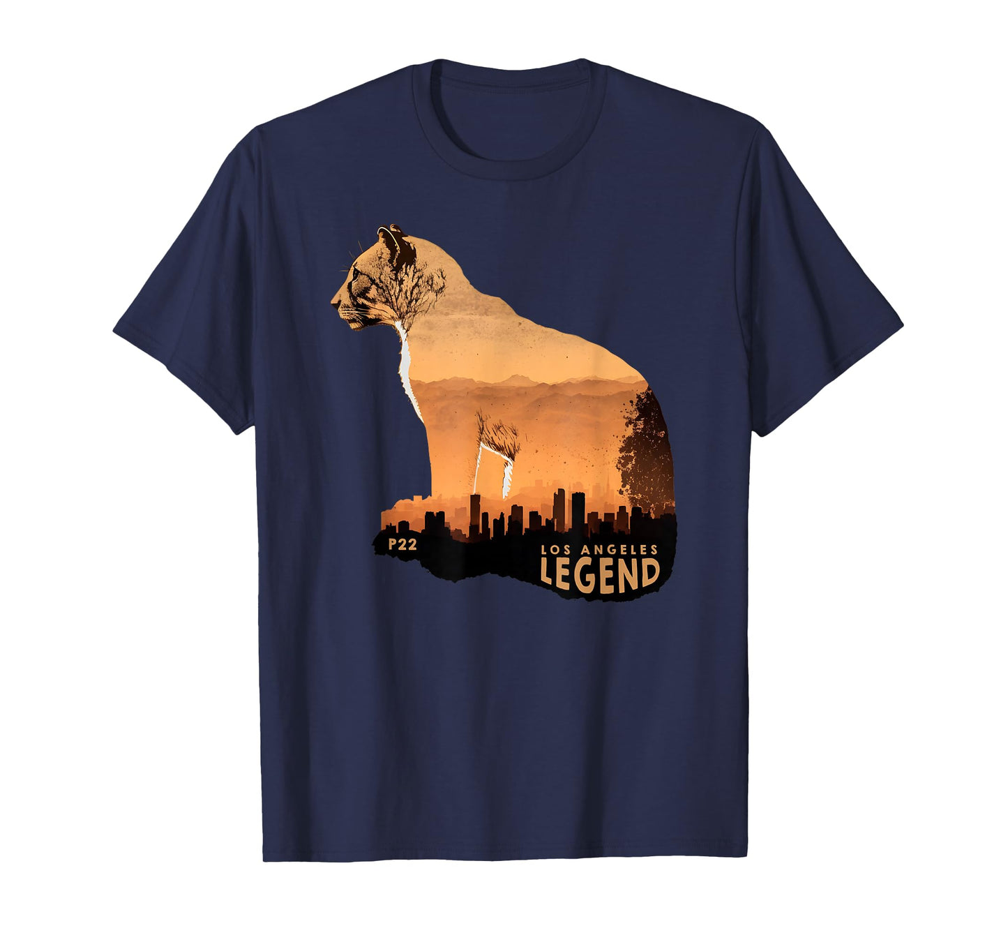 P 22 Mountain Lion Los Angeles Legend California Cougar P-22 T-Shirt