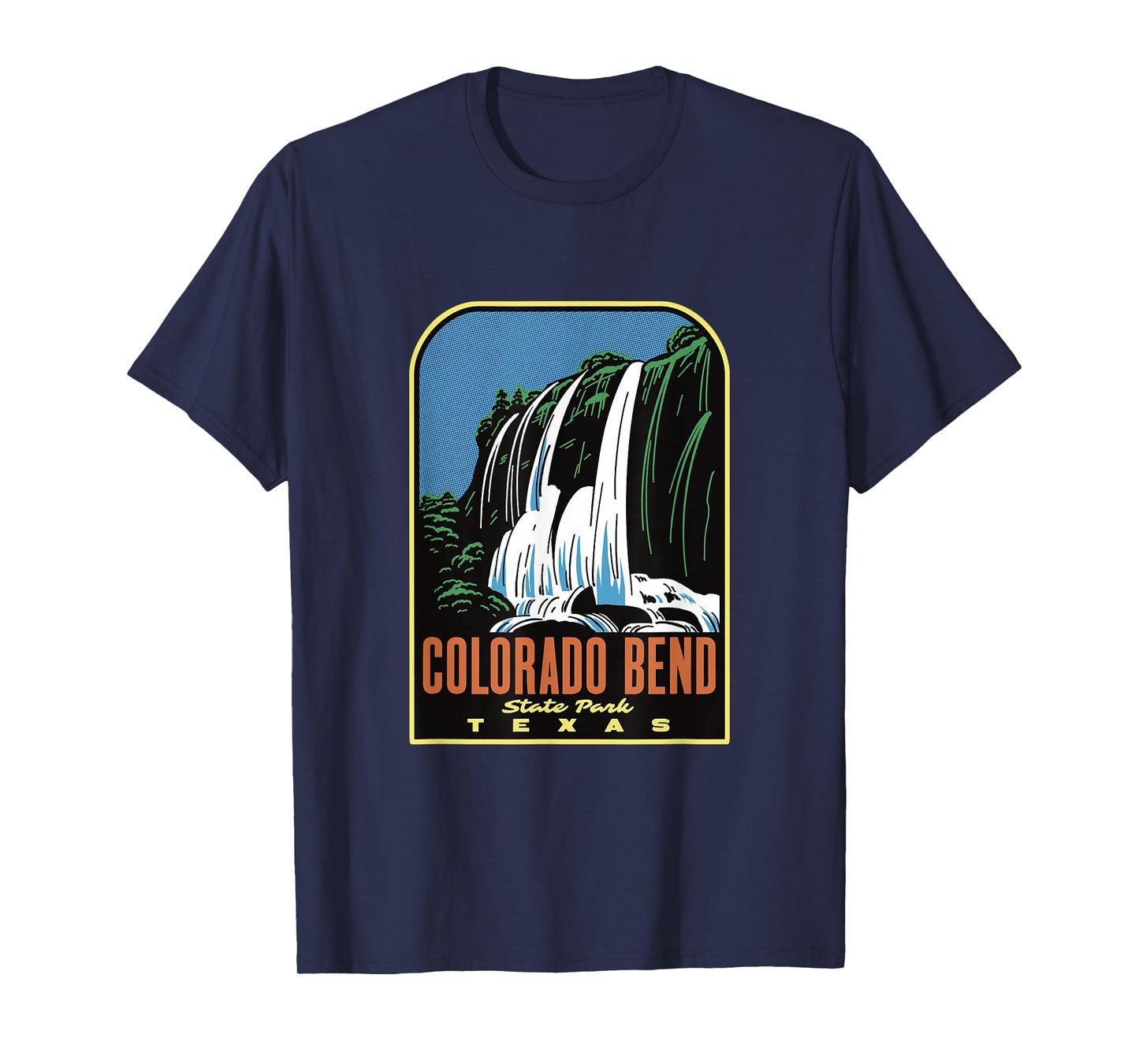 Colorado Bend State Park Texas Retro T-Shirt