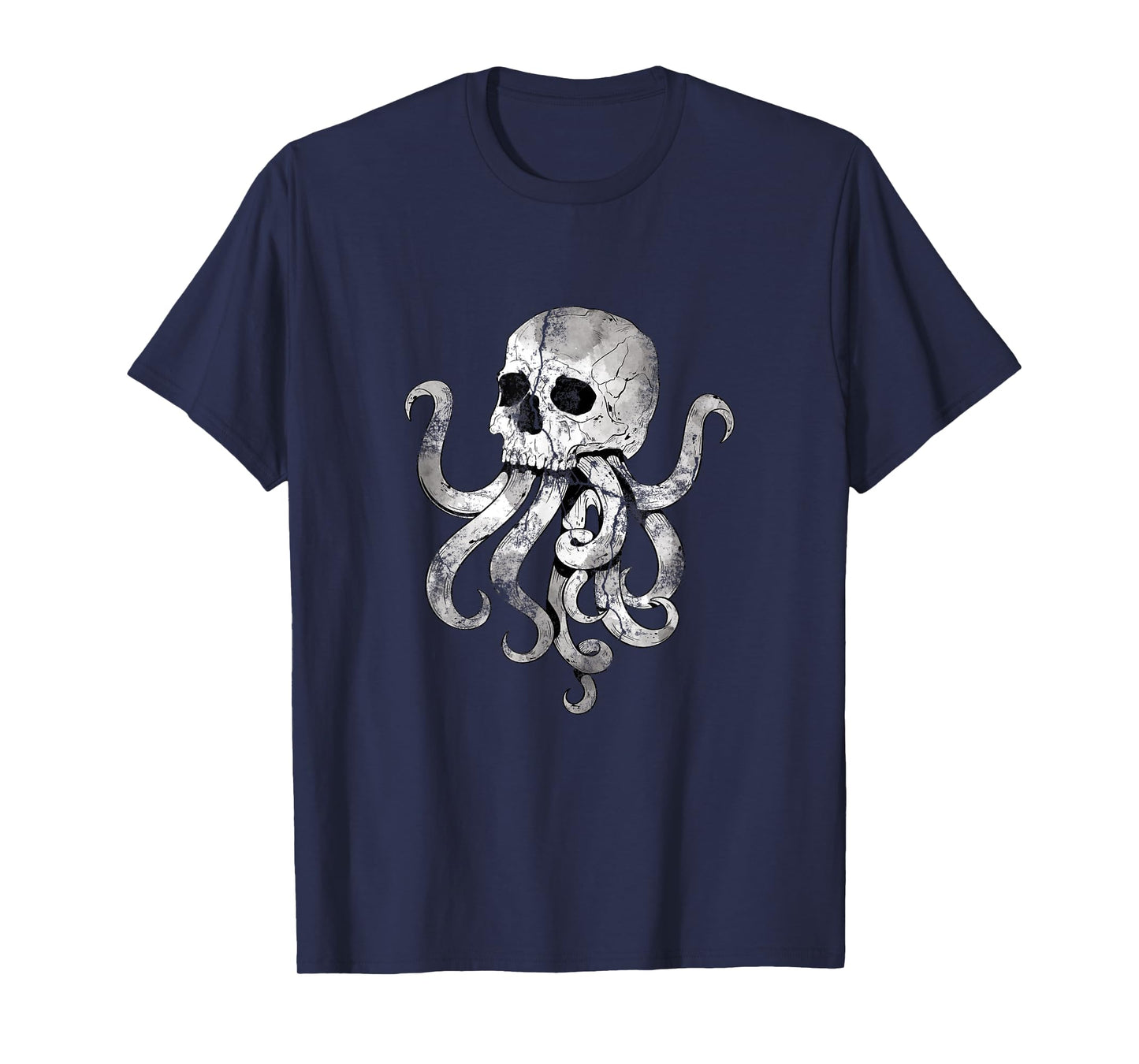 Sea Monster Kraken Gift Predator Skull Octopus T-Shirt