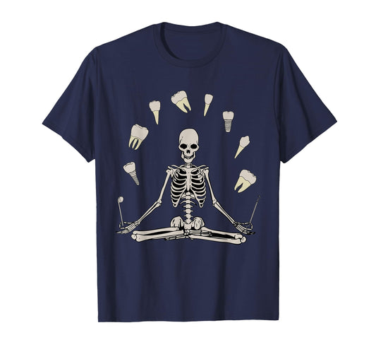 Retro Cavity Season Dental Assistant Tooth Ghost Halloween T-Shirt
