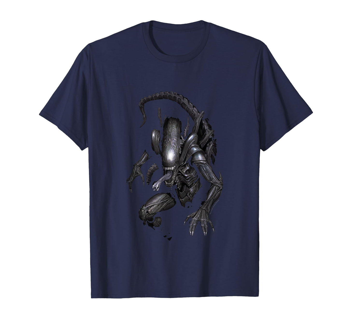 Aliens Iconic Dangerous Xenomorph In The Shadows Big Poster T-Shirt