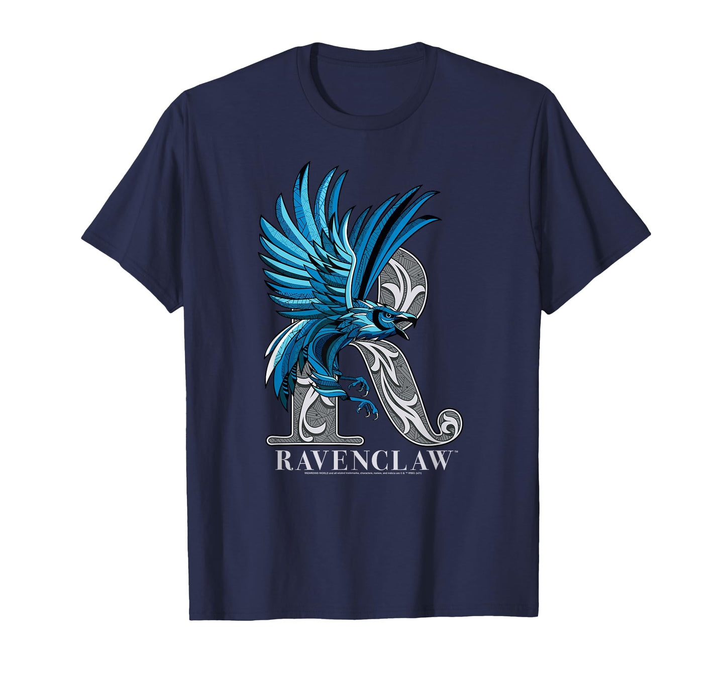 Harry Potter Mosaic Ravenclaw with Eagle T-Shirt Small