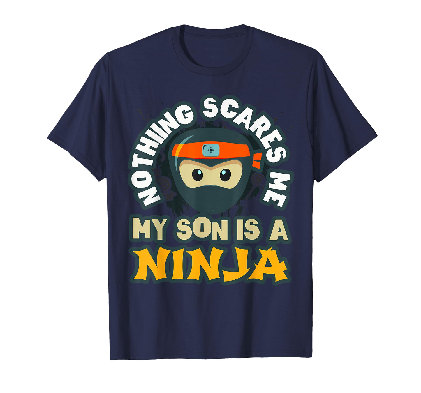 This is My Warrior Dad Mom Team Costume You Don't Scare Me T-Shirt