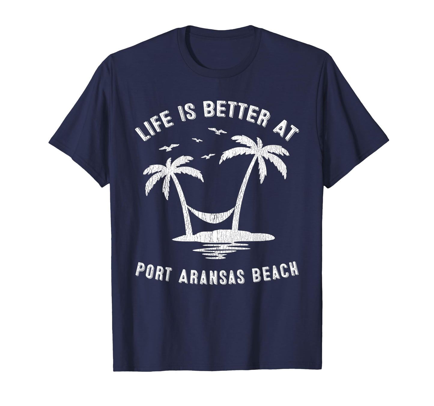 Port Aransas Family Vacation Vintage Texas Beach T-Shirt